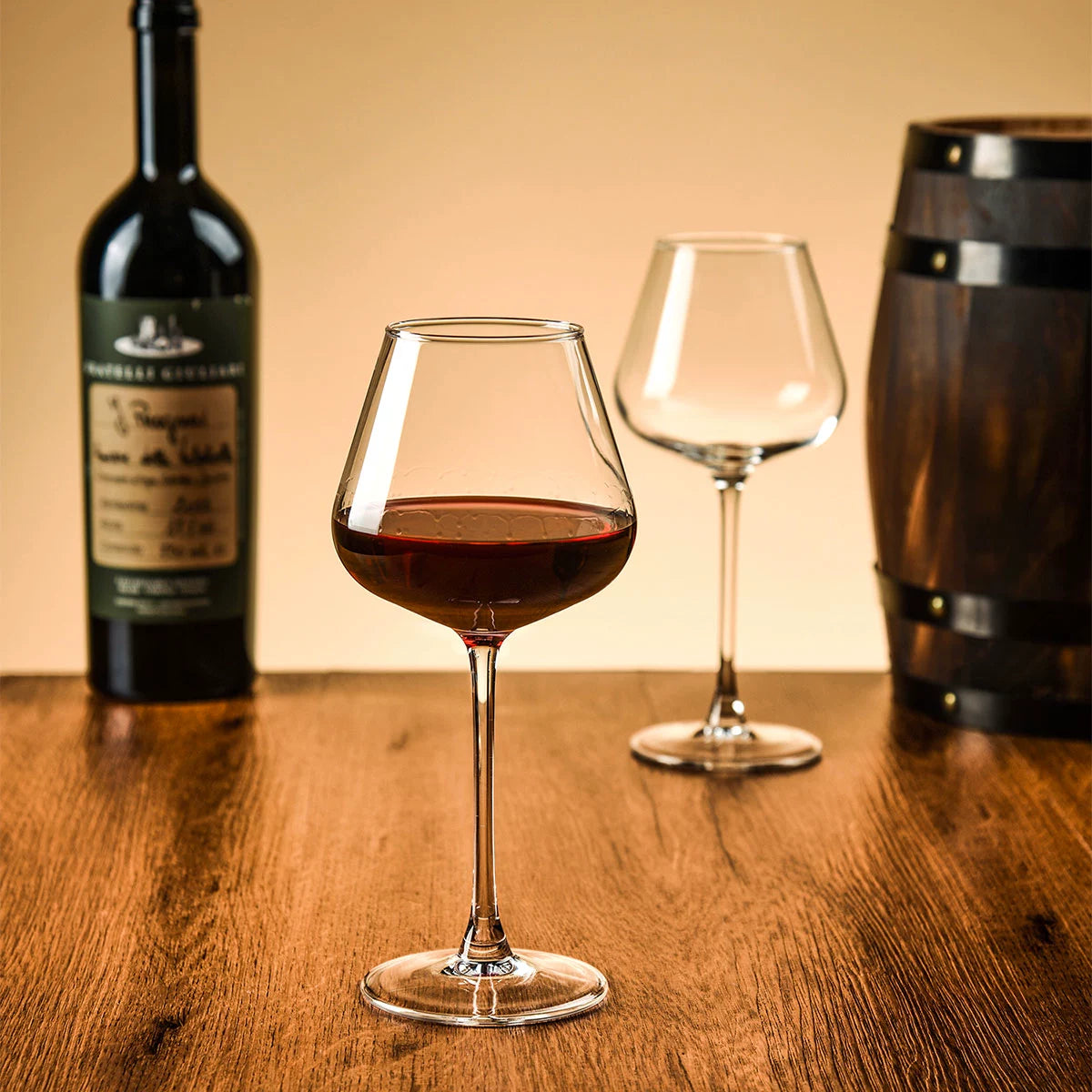 Burgundy Wine Glass Set Household Accessible Luxury High-Grade Crystal Glass Wine Decanter Big Belly Wine Goblet