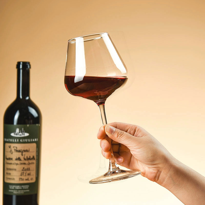Burgundy Wine Glass Set Household Accessible Luxury High-Grade Crystal Glass Wine Decanter Big Belly Wine Goblet