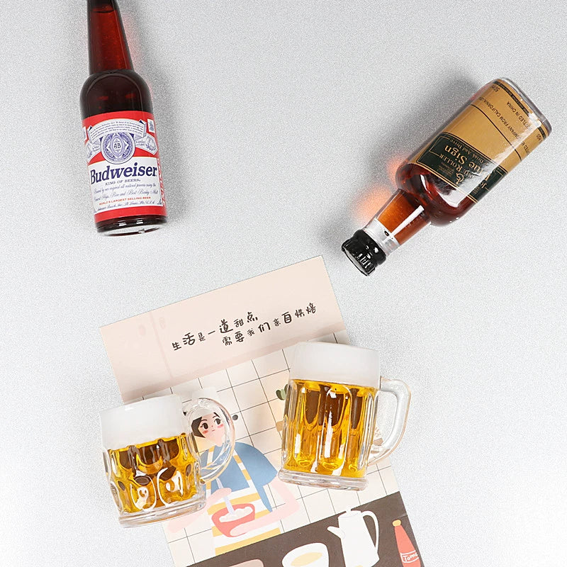 Buy 3 Get 1 Free Bottle Opener Refridgerator Magnets Beer Screwdriver Red Wine Bottle Opener Three-Dimensional Creativity Magnetic Paste