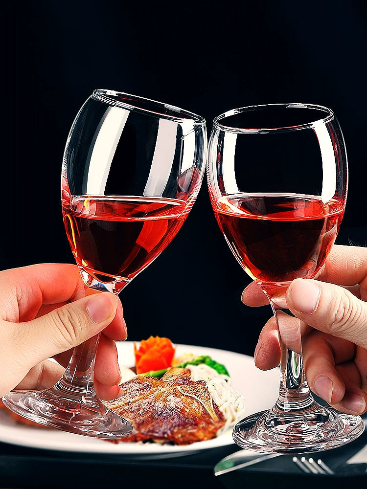 Red Wine Glass Goblet Household Glass Large and Small Size Champagne Wine Cup Cocktail Glass Brandy Glass Creative