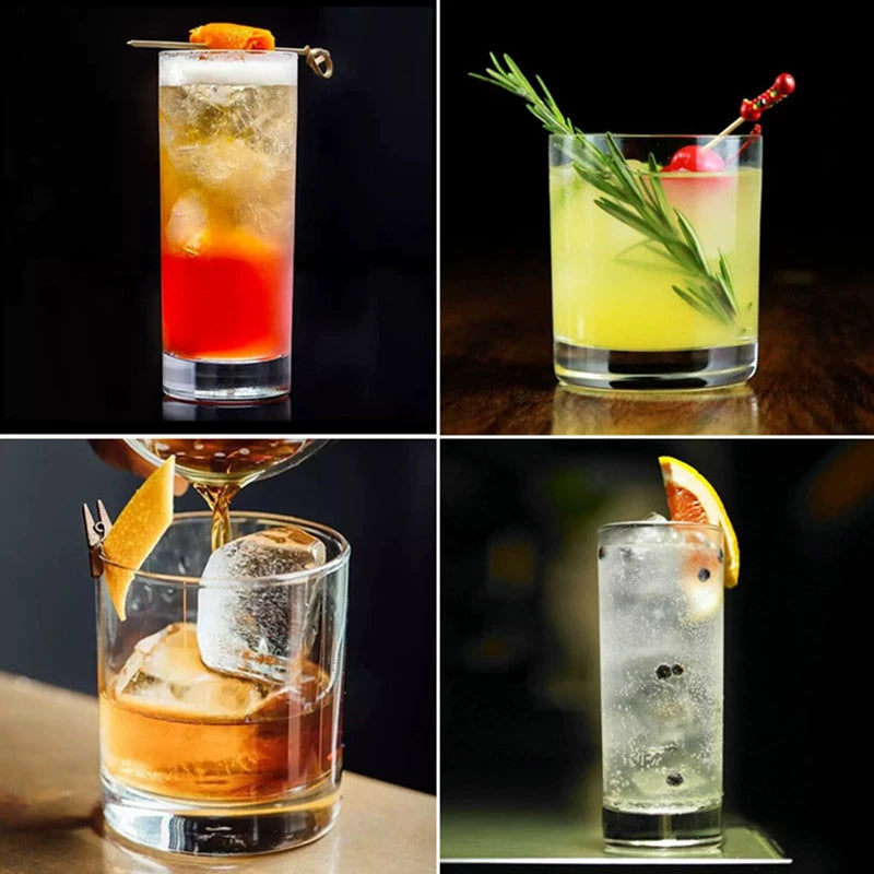 Collins Glass Long Glass Cocktail Glass Juice Cup Whiskey Glass Water Cup Mixing Glasses Highball Tumbler Bar