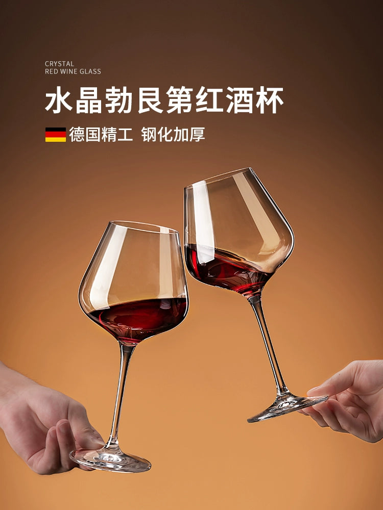 Big Belly Burgundy Wine Glass Set Home Crystal Glass Grape Goblet Creative Large Wine Decanter Cup
