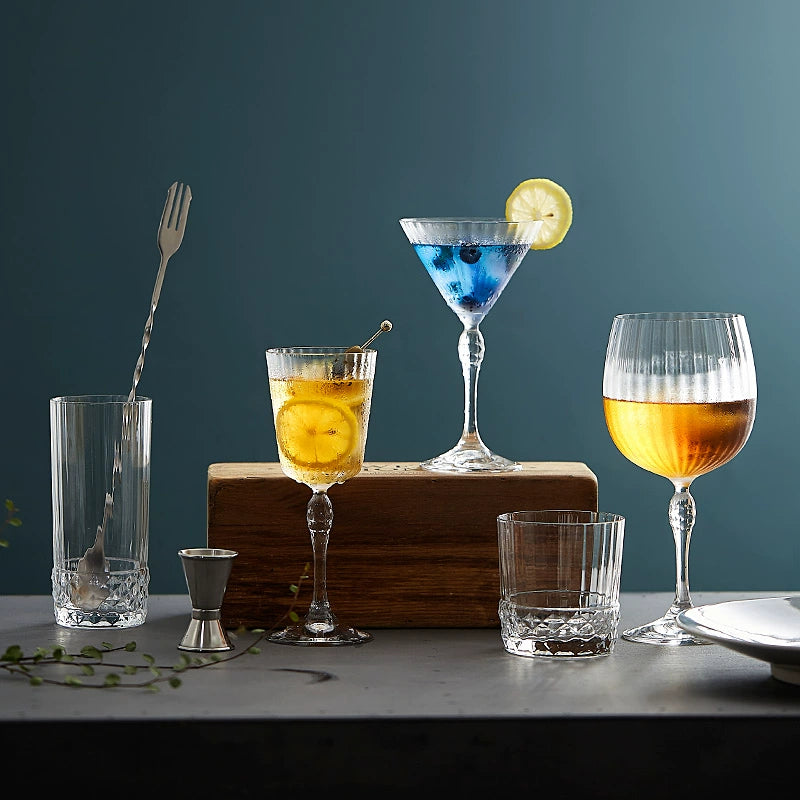 Cocktail Glass Creative Personality Imported Crystal Glass Goblet Champagne Glasses Bartending Matini Whiskey Glass