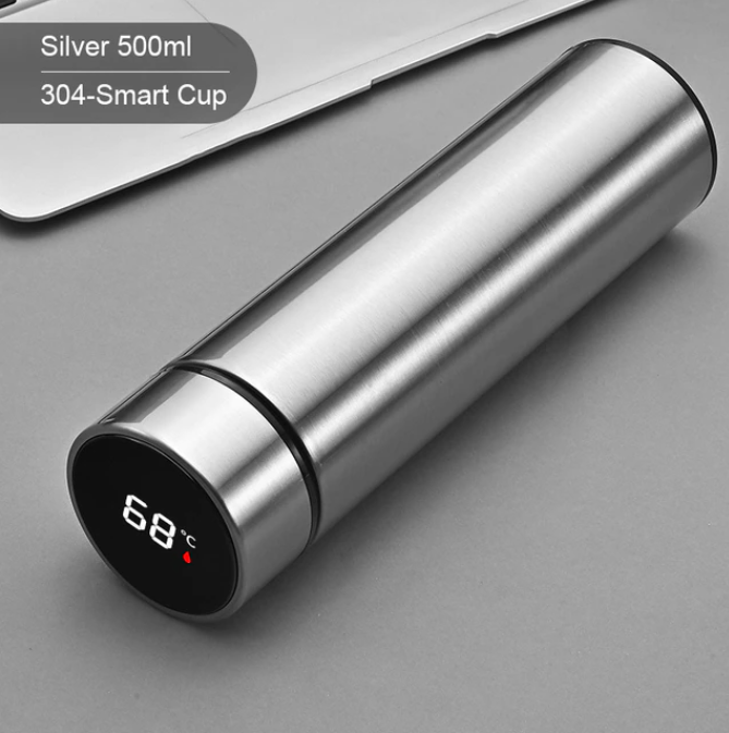 Stainless Steel 24hr Smart Thermos w/Temp Display