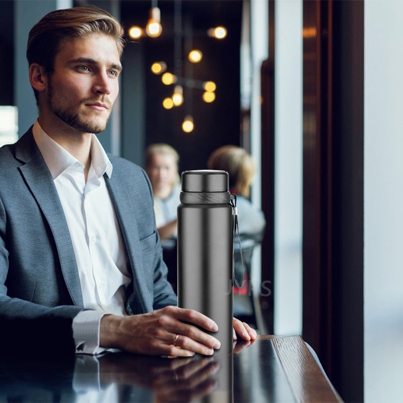 Stainless Steel 24hr Smart Thermos w/Temp Display